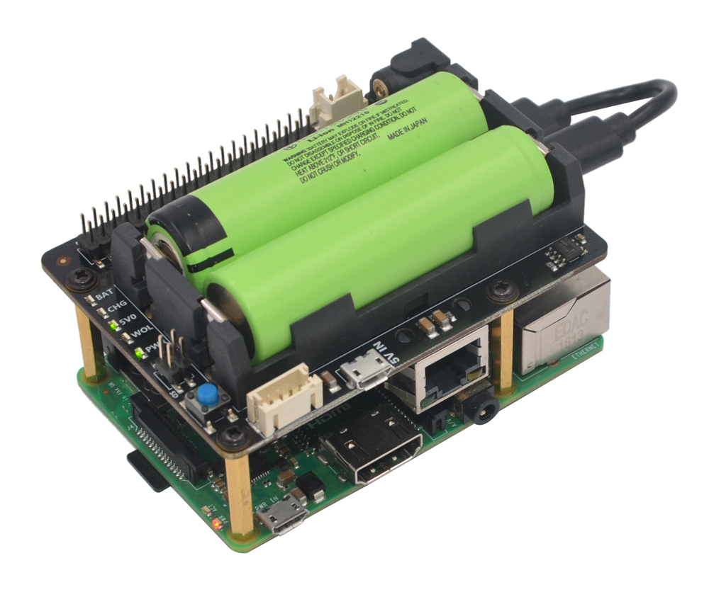 New UPS 18650 Power Extension Board With RTC Serial Port For Raspberry Pi 